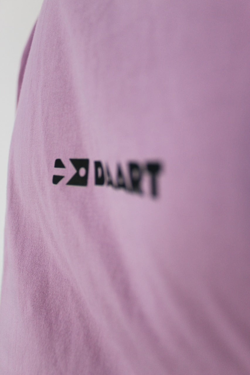 OVERSIZED T-SHIRT WITH MEOW LAVENDER COLOUR