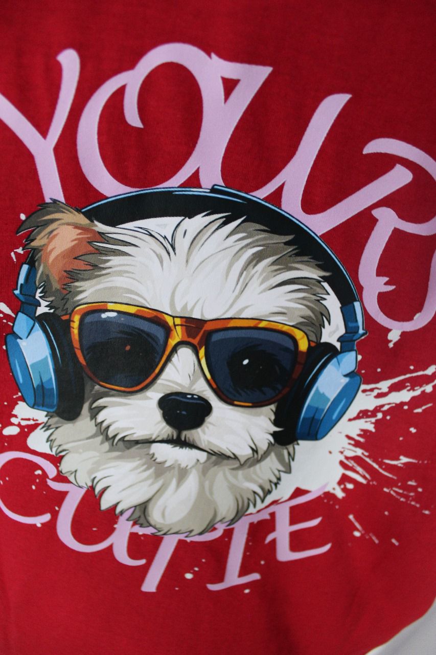 Half Sleeves T-Shirt Red Colour