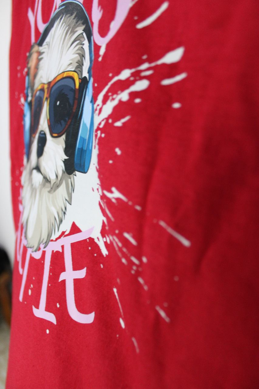 Half Sleeves T-Shirt Red Colour