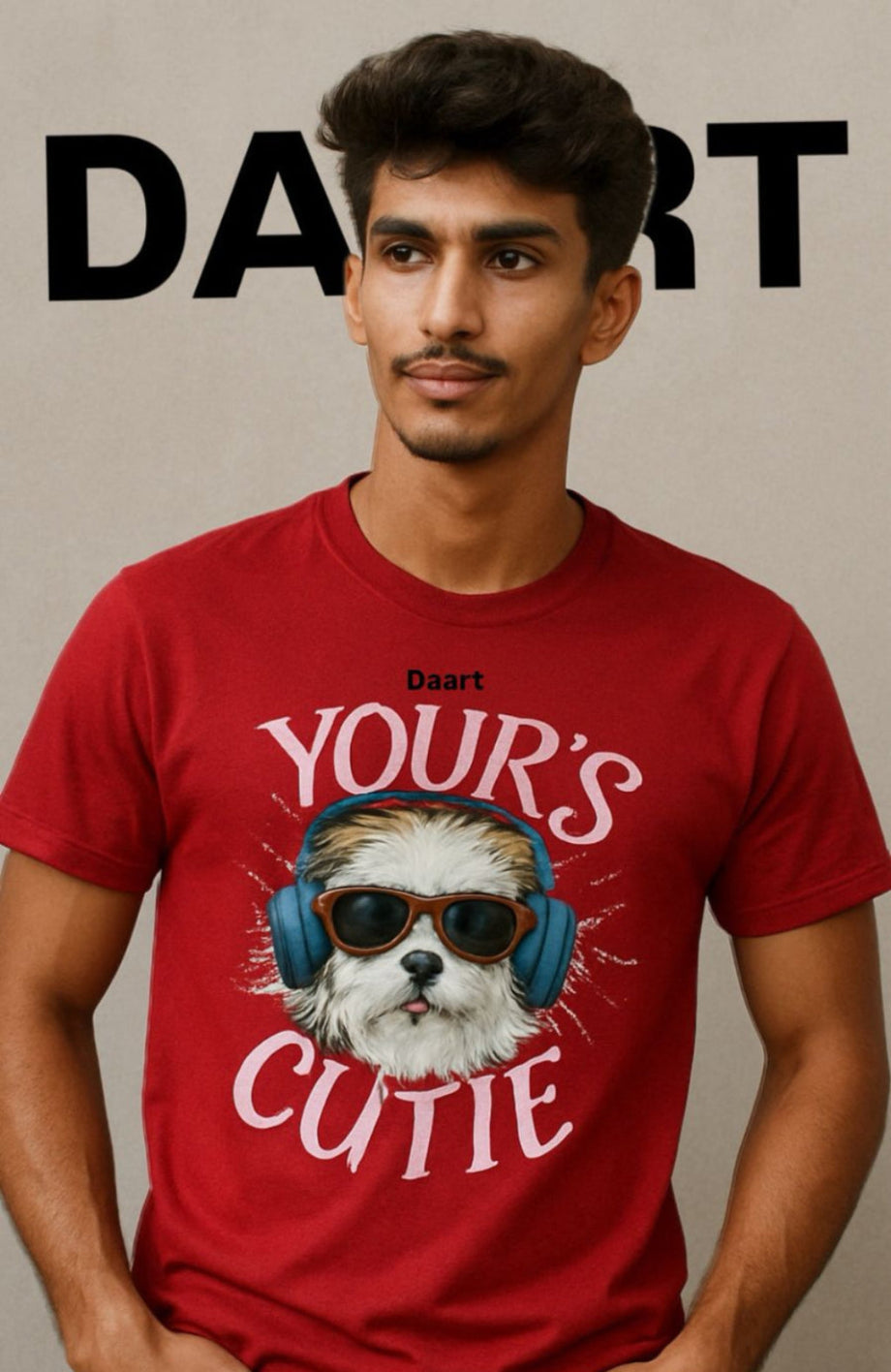 Half Sleeves T-Shirt Red Colour