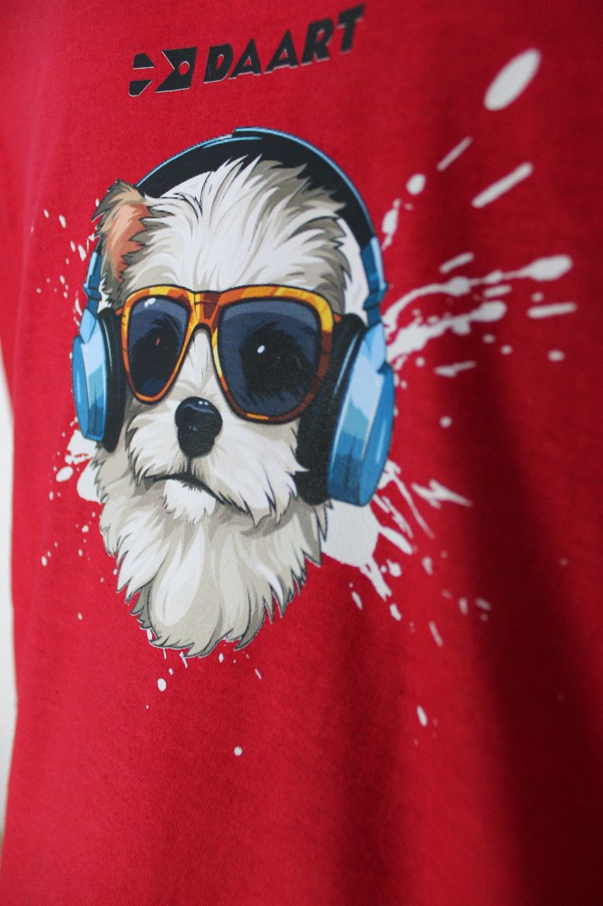 Half Sleeves T-Shirt Red Colour