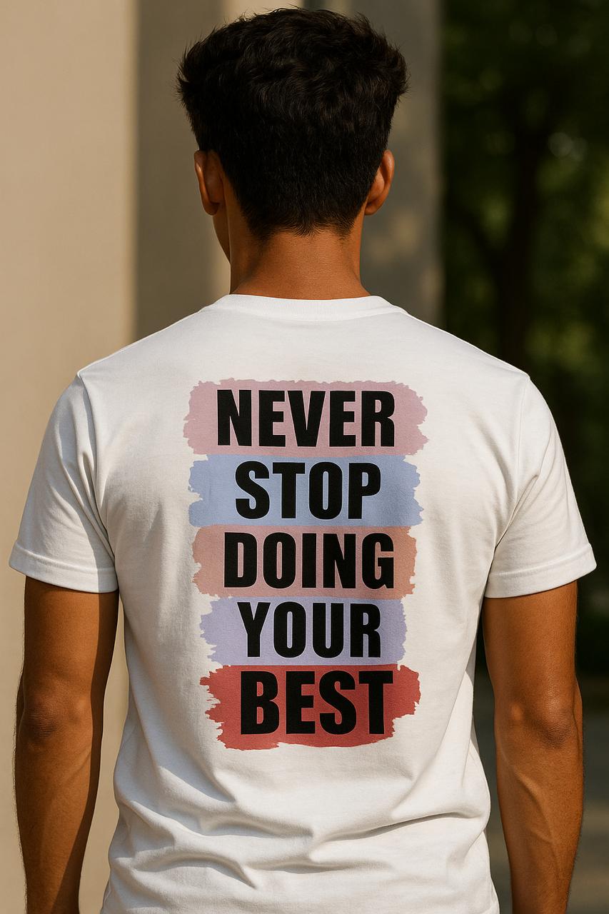 Half Sleeves Grey T-Shirt