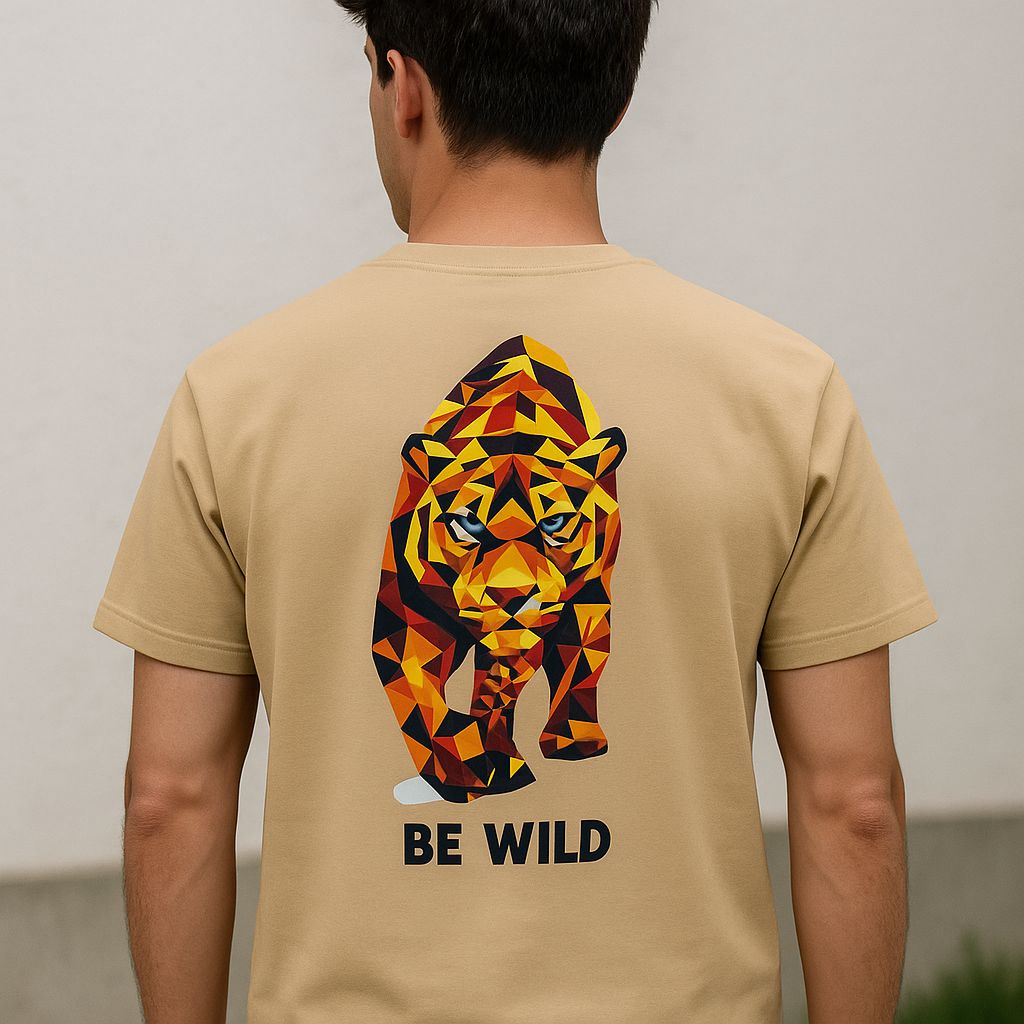 Oversized T-Shirt With Cheetah Print