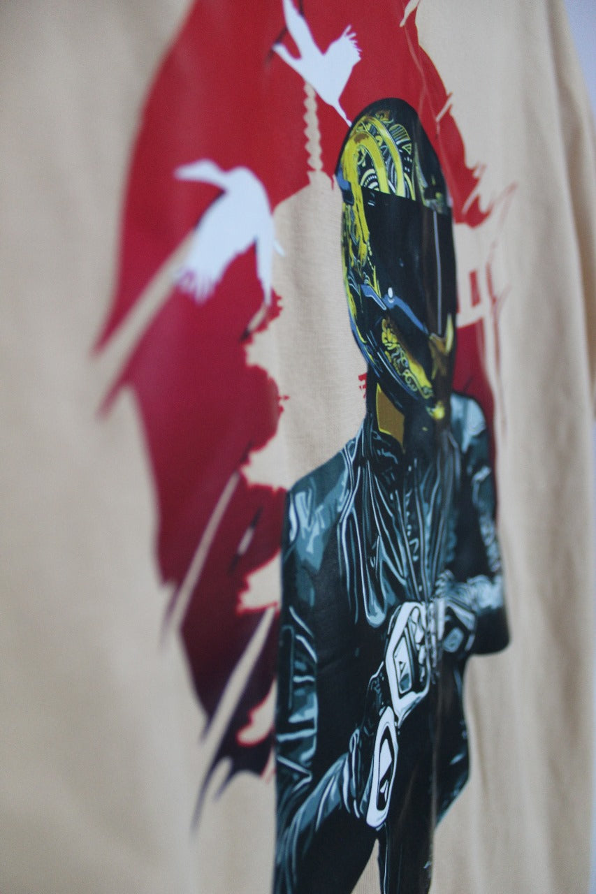 Dropshoulder Beige Color